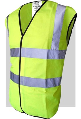 ADVARSEL FLUORESCERENDE VEST EN471